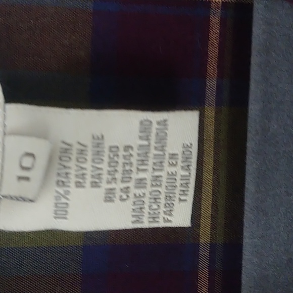 Jones New York Plaid Blouse - Picture 10 of 11